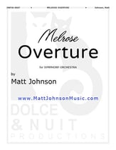Melrose Overture  Orchestra sheet music cover